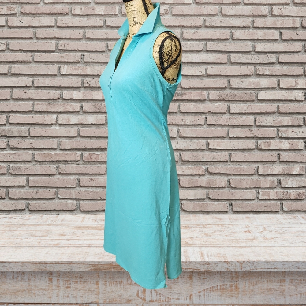 Ann Taylor Loft Knit Aqua Dress - Picture 6 of 7